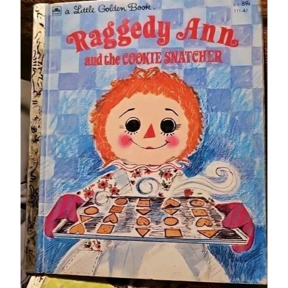 Raggedy Ann and the Cookie Snatcher 1972 Little Golden Book Barbara Shook 111-47